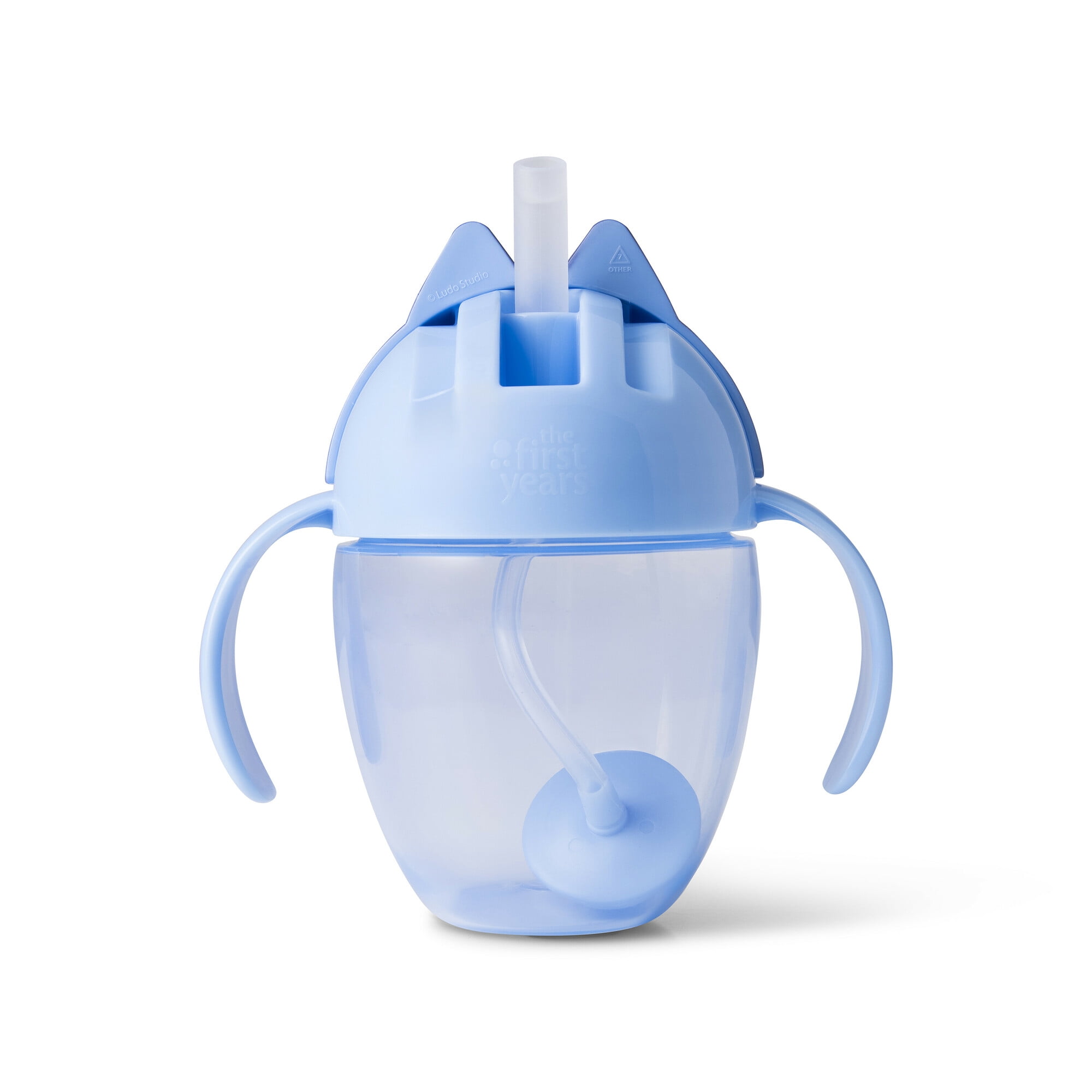 (3 pack) The First Years Toddler Bluey Trainer Weighted Straw Cup - Ages 6 Months and up - 7 Ounce