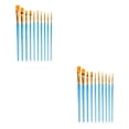 thumbnail image 1 of sweethay 10 pinceles para pintar, pinturas acrílicas de acuarela de aluminio, pinceles portátiles para adultos, accesorios para estudiantes, Azul 2Conjunto, 1 of 6