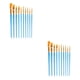 thumbnail image 1 of sweethay 10 pinceles para pintar, pinturas acrílicas de acuarela de aluminio, pinceles portátiles para adultos, accesorios para estudiantes, Azul 2Conjunto, 1 of 6