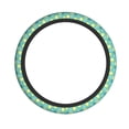 thumbnail image 2 of Elastic Steering Wheel Cover, green Cute Lemon Yellow Stretch Thickening Car Steering Wheel Cover Women Men, Steering Wheel Protector Universal 15 in, 2 of 7