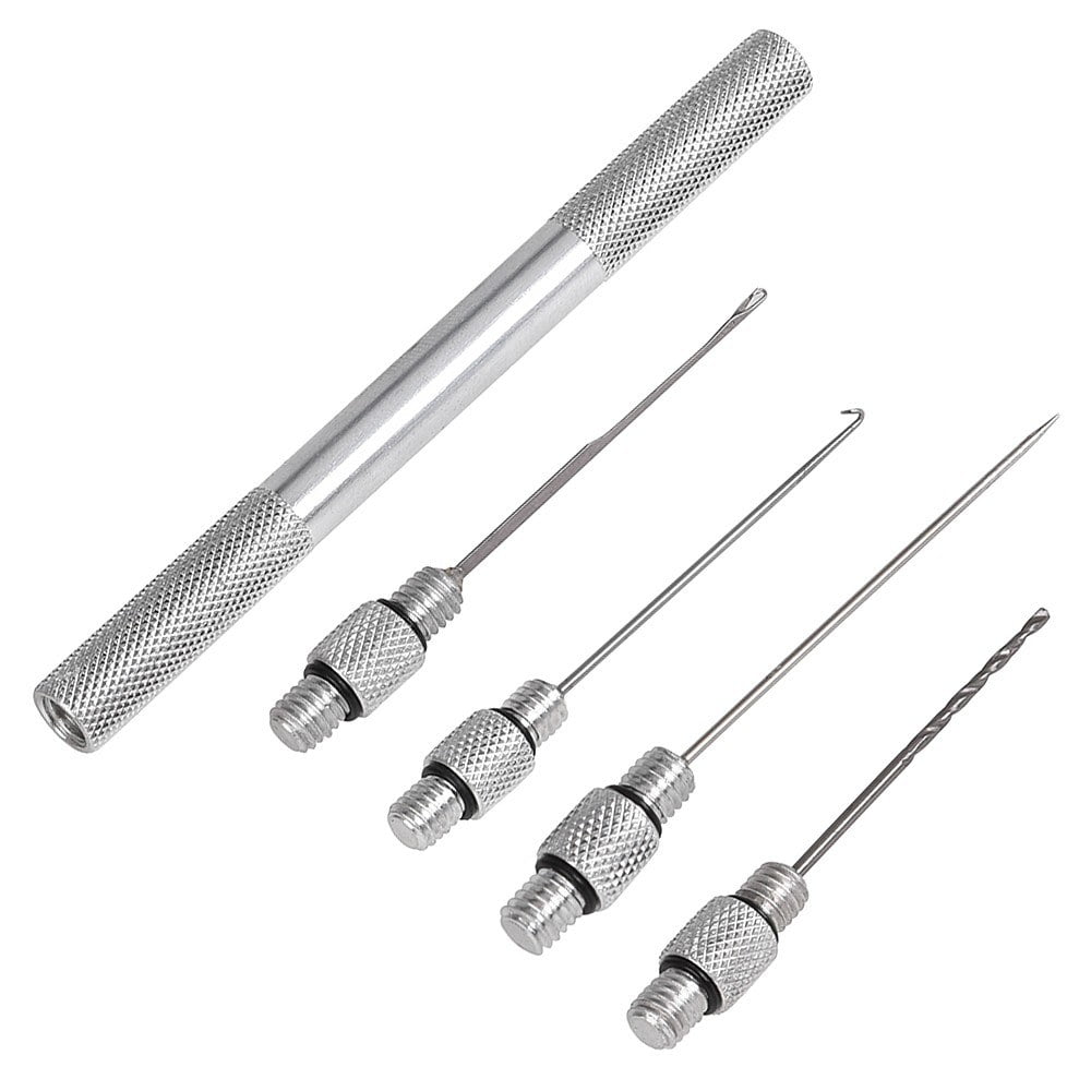 Carp Fishing Rig Bait Needle Tool Set with Scissors and Drill