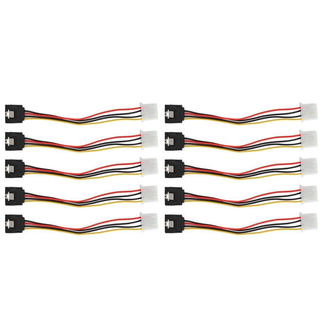 SATA Power Cables,10 Pcs SATA Cables SATA Cable Power SATA Power Splitter Unmatched Quality