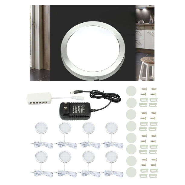 de iluminación LED para escaleras, guardarropa, cocina, pasillo adhesivo en cualquier tamaño de la lámpara LED: 60mm x 8mm/2,36x0,31 pulgadas blanco cálido Yinane iluminación debajo del gabinete