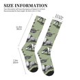 thumbnail image 2 of Lsque Farm Cows Pattern Sport Compression Socks for Men & Women 15-20 mmHg Knee High Nurse Pregnant Running Medical and Travel Athletic, 2 of 6