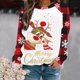 thumbnail image 1 of Puntoco - Sudadera con estampado navideño de manga larga para mujer, informal, a la moda, blusa Puntoco Puntoco-3584, 1 of 5