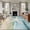 Blue, variant on 6'x9' Area Rugs, Coastal Beach Indoor Outdoor Area Rug for Living Room Bedroom, Summer Retro Starfish Wave Washable Bathroom Rugs Kitchen Floor Carpet Mats Home Decor Aesthetic