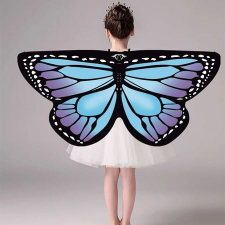 

Leutsin Child Kids Boys Girls Bohemian Butterfly Print Shawl Pashmi Costume Accessory