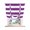 Purple, variant on Purple Stripes Tie Up Curtains for Kitchen Windows,Adjustable Rod Pocket Valance 45 Inch Short, Simple Purple White Texture Window Treatment Balloon Roman Blind Shade, 42" x 45"