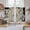 Black/Beige, variant on Cute Cat Tier Curtains 36 Inch Length, Black Beige Vintage Animal Cafe Short Curtains for Bathroom Over Sink, Small Kitchen Curtain Light Filtering Tiered Drapes 2 Panels 27.5"Wx36"L