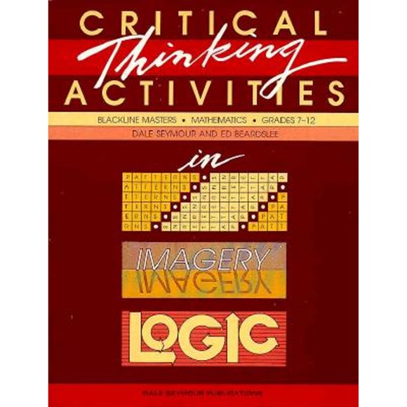 critical thinking activities in patterns imagery logic pdf