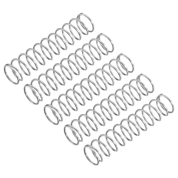 Compression Spring, 5 Pack 304 Stainless Steel, 11mm OD, 0.9mm Wire, 50mm Length