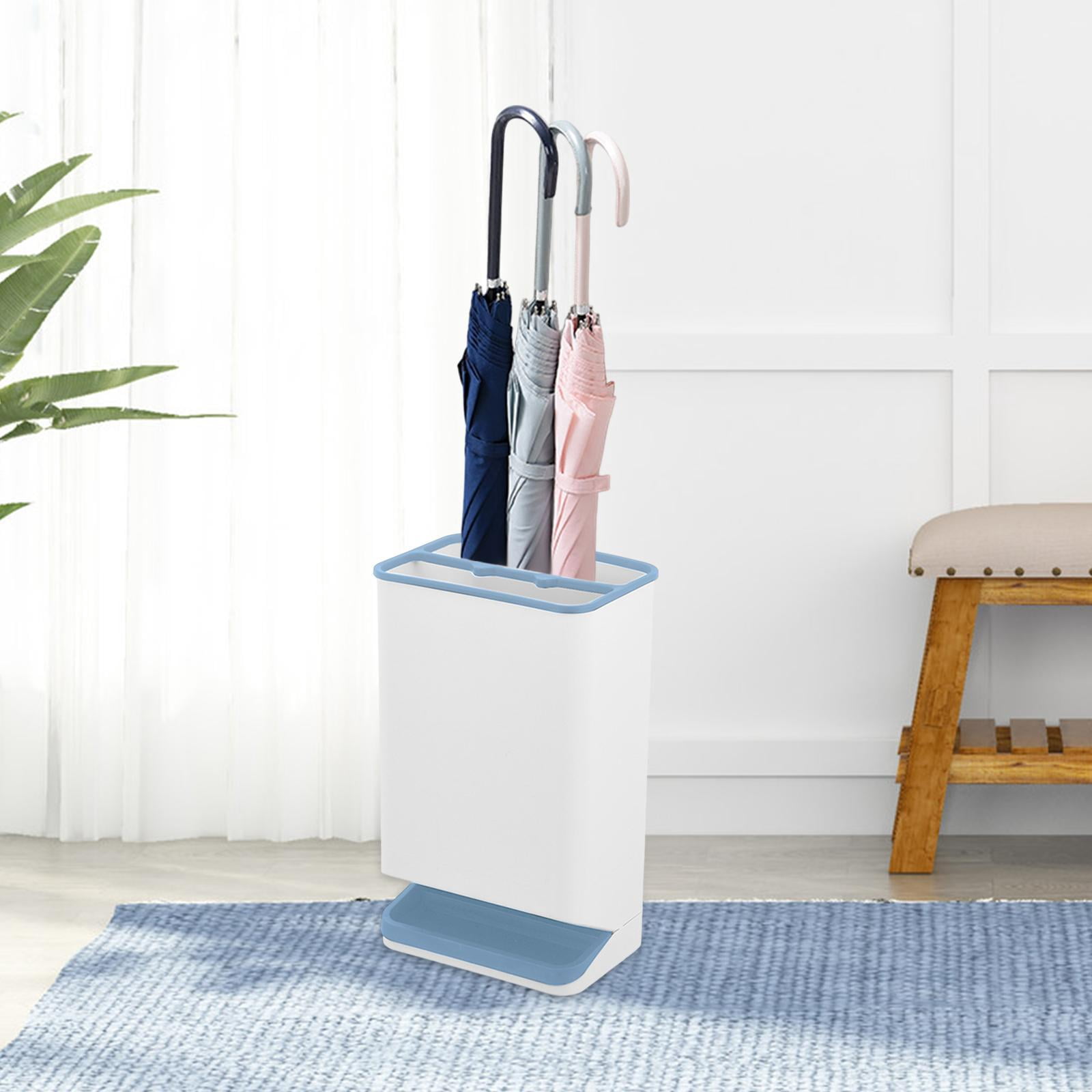 TISHITA Umbrella Holder Umbrella Stand Rack Cane Holder Multipurpose Organizer, Storage for Patio Hallway Front Door Restaurant Hotel blue