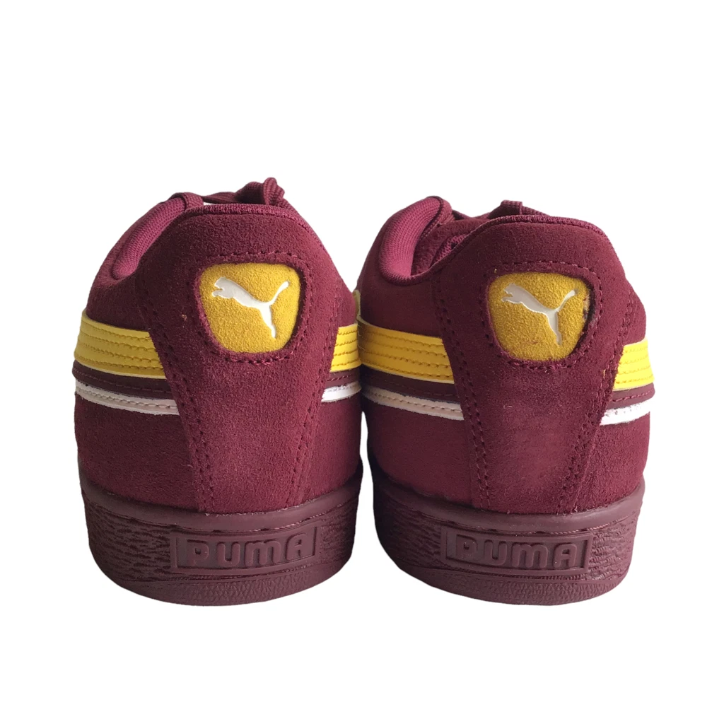 PU & MA Sneakers Shoes Mens 12 Burgundy Suede Triplex B Boy  display picture 1