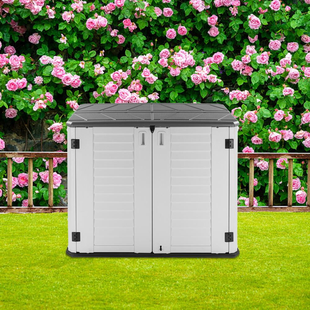 Ktaxon 250 Gallon Storage Deck Box Courtyard Storage Box HDPE Plastic