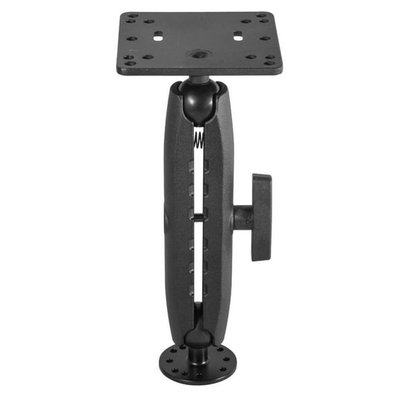 iBOLT 38mm / 1.5 inch Metal Circular AMPS Pattern to VESA 75 x 75 / VESA 100 x 100 Dual Ball Mount for Monitors, displays, or tvís- Featuring a 8.5-inch Aluminum 38mm Bizmount Arm