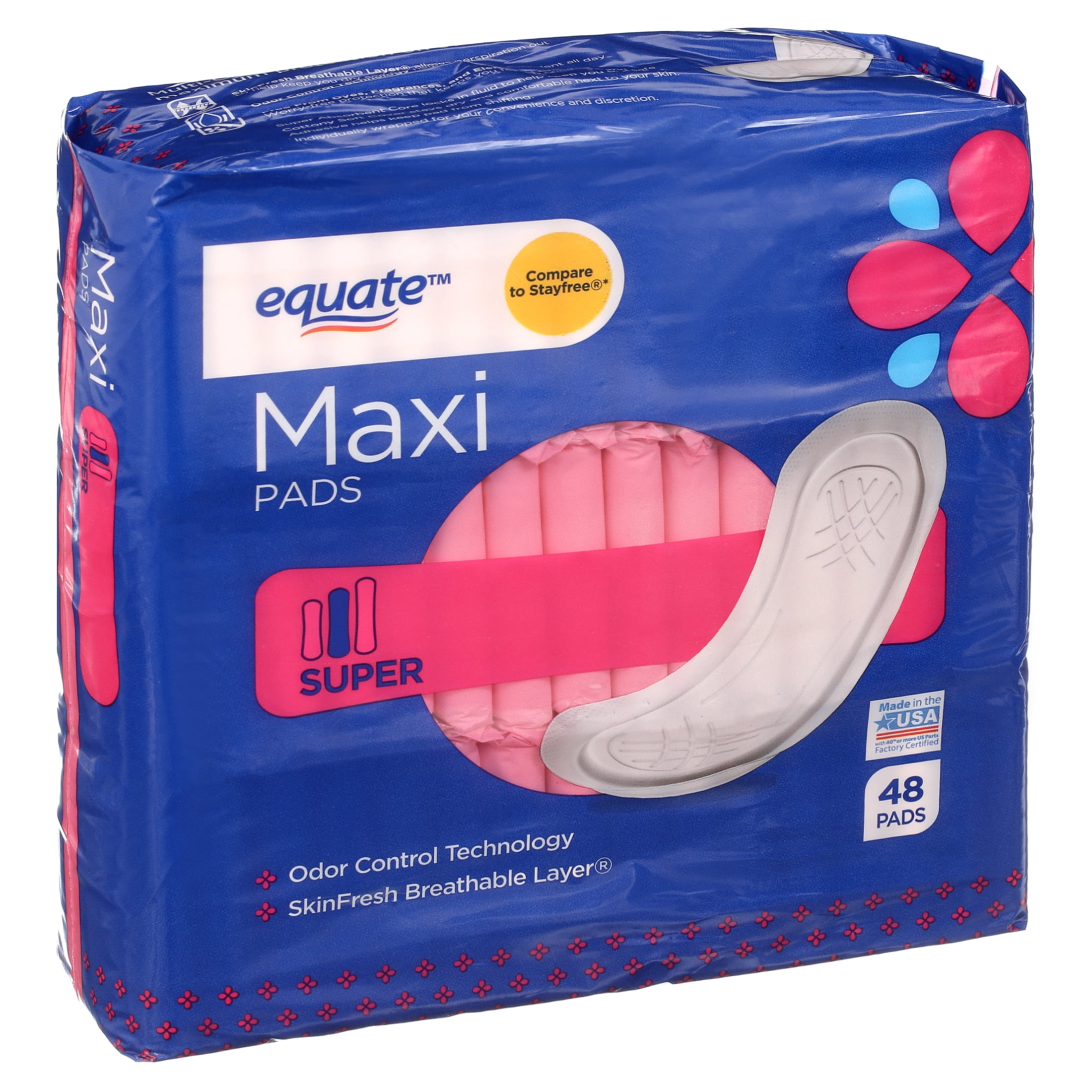 Kroger® Super Maxi Pads, 48 ct - Food 4 Less