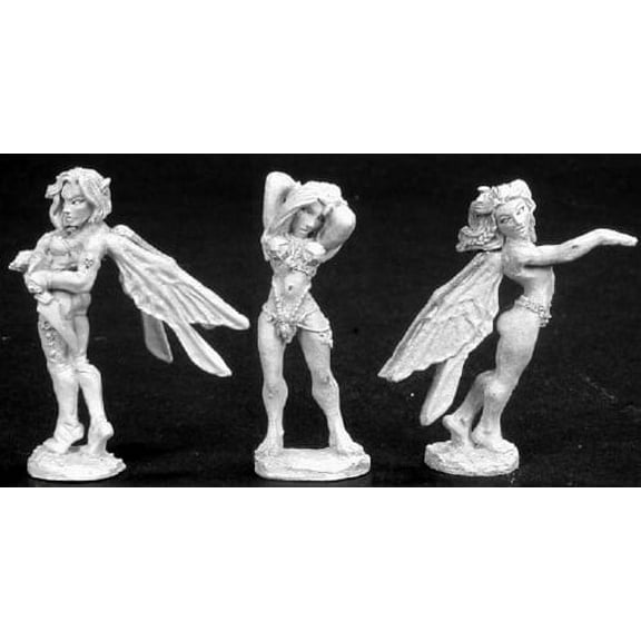Reaper Miniatures Fairies (2 Pieces) & Nymph #02741 Dark Heaven Unpainted Metal