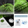 thumbnail image 2 of Fsddascl Light Green Fruit Blackout Curtains for Bedroom/Living Room, Thermal Insulated Kitchen Curtains, Modern Minimalist Decor Black Background Grommet Darkening Window Treatment Drapes 42"x63"x2, 2 of 6