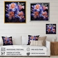 thumbnail image 4 of Designart "Nocturnal Harmony: Coral And Purple Irises I" Irises Wall Art Prints, 4 of 7