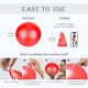 thumbnail image 2 of InnotechSC Pelota de Pilates 9", Pelota de Ejercicios Pequeña con Guía, Mini Pelota de Yoga para Pilates, Yoga, Entrenamiento Básico, Fisioterapia, Equilibrio, Estabilidad, Estiramiento, 2 of 7