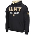thumbnail image 2 of Men's Colosseum Black Army Black Knights Sunrise Pullover Hoodie, 2 of 3