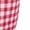 Red, variant on yeiolnoer Capri Pants for Women Plaid Print Low Rise Elastic Waist Leggings Lace Split Hem Cropped Pants for Vacation Beach