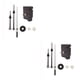 thumbnail image 2 of Inteprter Reloj de punto de cruz colgante moderno, accesorio de reparación de columpio, colgador de repuesto de cuarzo decorativo, reemplazo de relojería Negro 2piezas Inteprter CBP272856, 2 of 6