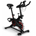 thumbnail image 1 of Bicicleta De Spinning X-Rush Negra Con Rueda De Inercia De 6 Kg, Resistencia Ajustable Y Monitor Digital, 1 of 6