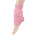 thumbnail image 4 of Kcodviy Warm Foot Covers For Women Solid Color Party Thigh High Socks Neon Colored Knitted Leg Warmers Dance Tights Leg Warmers Hot Leg Warmers for Toddlers Christmas Leg Warmers for Women plus Size L, 4 of 4
