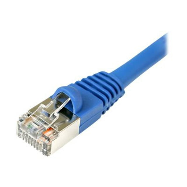 StarTech.com 75 ft. (22.9 m) Cat6 Cable - Patch Cable - Shielded - Blue - Ethernet Network Cable (S45PATCH75BL) - Patch cable - RJ-45 (M) to RJ-45 (M) - 75 ft - shielded - CAT 5e - molded, snagless - blue - for P/N: SV565HDIP