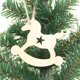 thumbnail image 5 of 100 piezas de adornos navideños de madera con formas variadas para manualidades y manualidades. Árbol de Navidad, 5 of 8