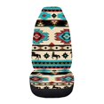 thumbnail image 3 of Uourmeti Car Seat Cover Wear Resistant Polyester, Compatible with Car Interior, Fit for Truck Trucks, Geometric Animal Pattern, 3 of 6