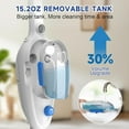 thumbnail image 4 of Steam Mop for Hardwood Floor Cleaning, Lightweight Floor Steamer w/Adjustable Modes & 23ft Cord, 4 of 7