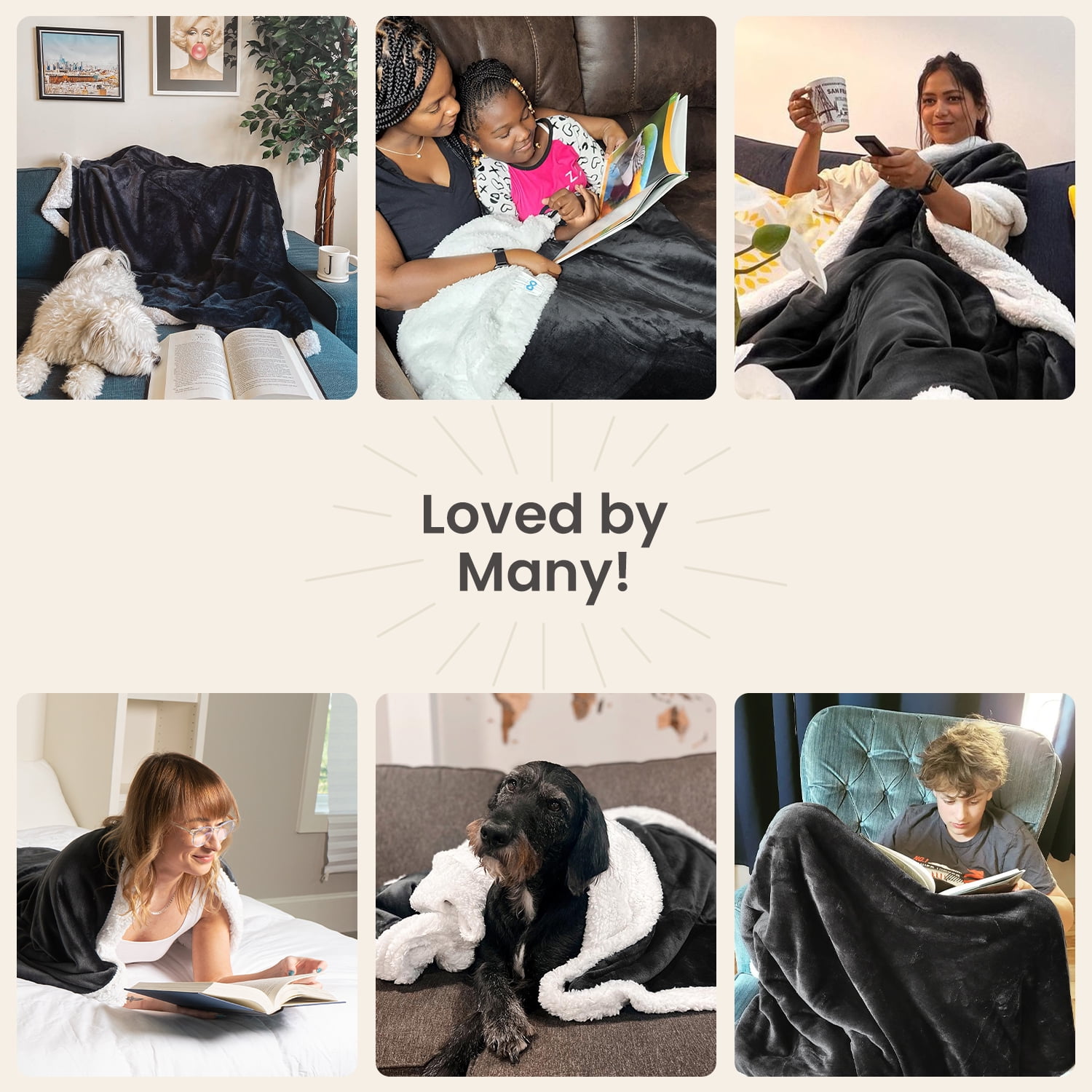Everlasting Comfort Luxury Polyester Throw Blanket - Soft, 65”x50” (Meteorite)