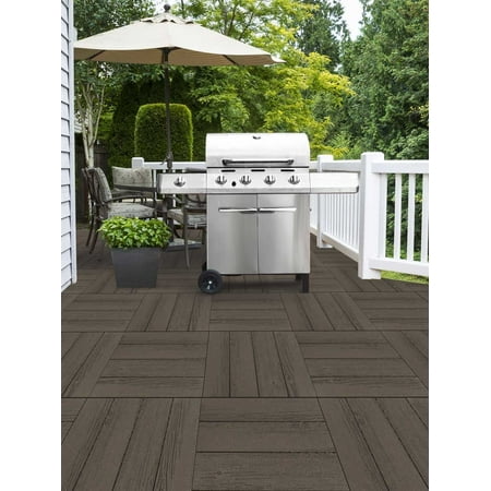 - Barnboard Deck Tile, 18” x 18”