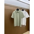 thumbnail image 3 of Polo de hombre de manga corta, informal, de negocios, de alta calidad, nuevo, de moda, con un botón, para primavera/verano, 3 of 5