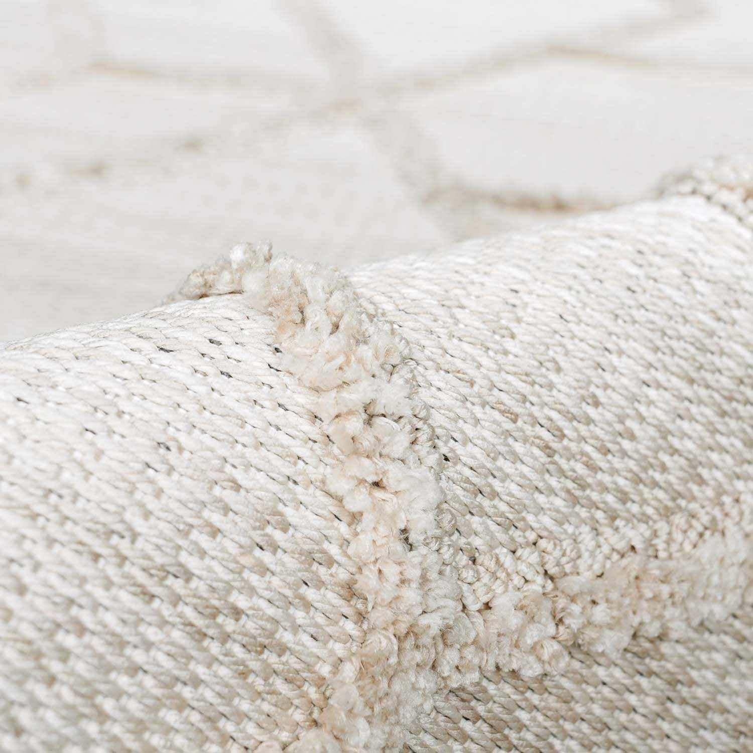 Hauteloom Hive Living Room, Bedroom Area Rug - Farmhouse - Cream, Beige, Light Gray - 2' x 3'