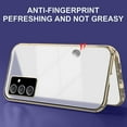 thumbnail image 6 of Compatible with Samsung Galaxy A34 5G Case with Built-in Privacy Glass Screen Protector, Ultra Slim Samsung A34 5G Phone Case Clear for Women Men Shockproof Protective Cover (Gold), 6 of 7
