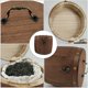 thumbnail image 4 of Caja de almacenamiento vintage para bolsas de té de madera de Paulownia, 4 of 6