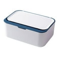 thumbnail image 2 of Tissue Box Wet Tissue Holder Cover Dust , blue white, 2 of 8