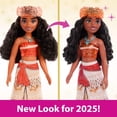 thumbnail image 4 of Disney Princess Moana 11 inch Fashion Doll with Brown Hair, Brown Eyes & Hair Accessory, Sparkling Look, 4 of 7