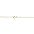 thumbnail image 3 of 14K Yellow Gold .7 mm Carded Cable Rope Chain (16 X 0.7) Made In United States 7ry-16, 3 of 4