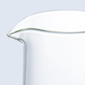 BAKOD Glass Pitcher with Lid Glass Water Carafe with Handle, Fridge Water Jug Cold or Hot Beverages, Iced Tea, Milk, Juice 1500ml/51oz & glass lid