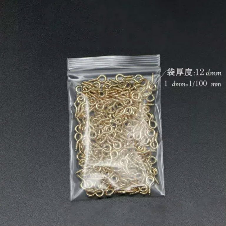 200Pcs Small Tiny Mini Eye Pins Eyepins Hooks Eyelets Screw Threaded Clasps Hooks For DIY Jewelry Making Findings – Buy The Best Products In The Online Store - Foto 2