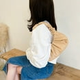 thumbnail image 4 of Solid Color Pleated PU Shoulder Underarm Bag Women Large Top-handle Handbags, 4 of 9