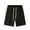 Black, variant on Mens Casual Shorts - Drawstring Elastic Waist Summer Beach Stretch Golf Shorts