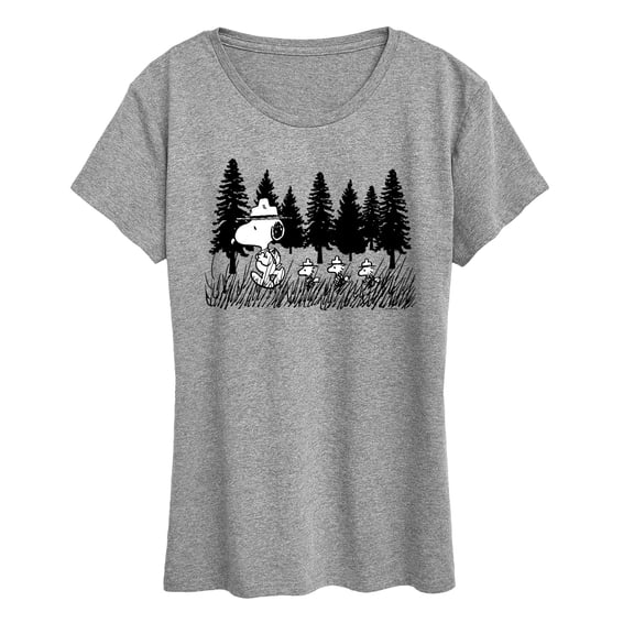 Peanuts - Troopping Along - Women's Short Sleeve Graphic T-Shirt