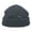 Dark Grey, variant on Unisex Winter Knitted Beanie Hat with Pins O-Ring Vintage Distressed Hole Solid Color Hip Hop Stretch Cuffed Skull Cap