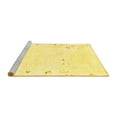thumbnail image 2 of Ahgly Company Machine Washable Indoor Rectangle Solid Yellow Modern Area Rugs, 5' x 8', 2 of 4