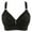 BLACK, variant on Underwear under $3.00 Bras For Couples Kinky Women Fashion Printed Bra Wire Free Underwear One-Piece Bra Everyday Underwear